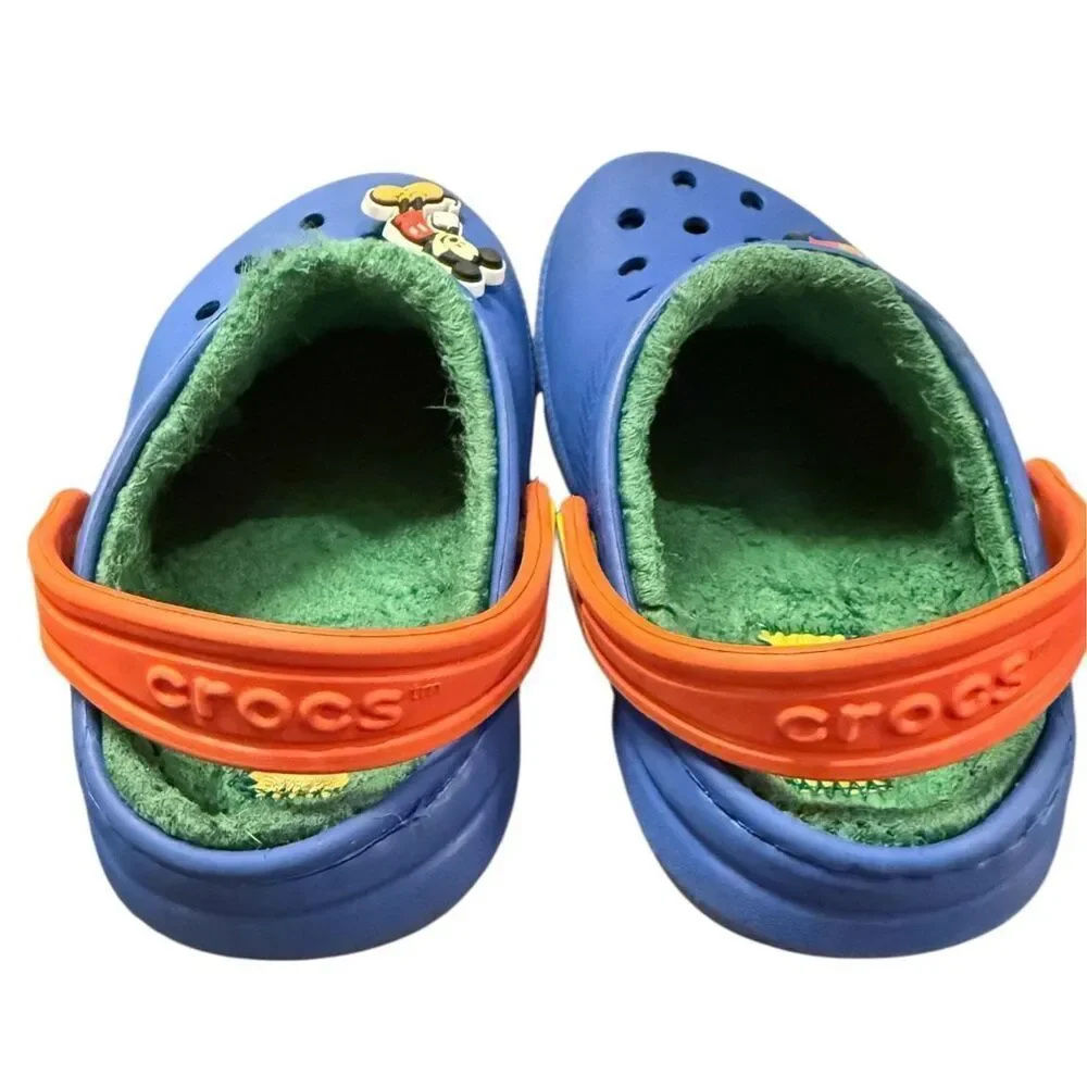 Crocs Kids Classic Lined Clogs Little Kids Sz. 6 Summertime Mickey Mouse